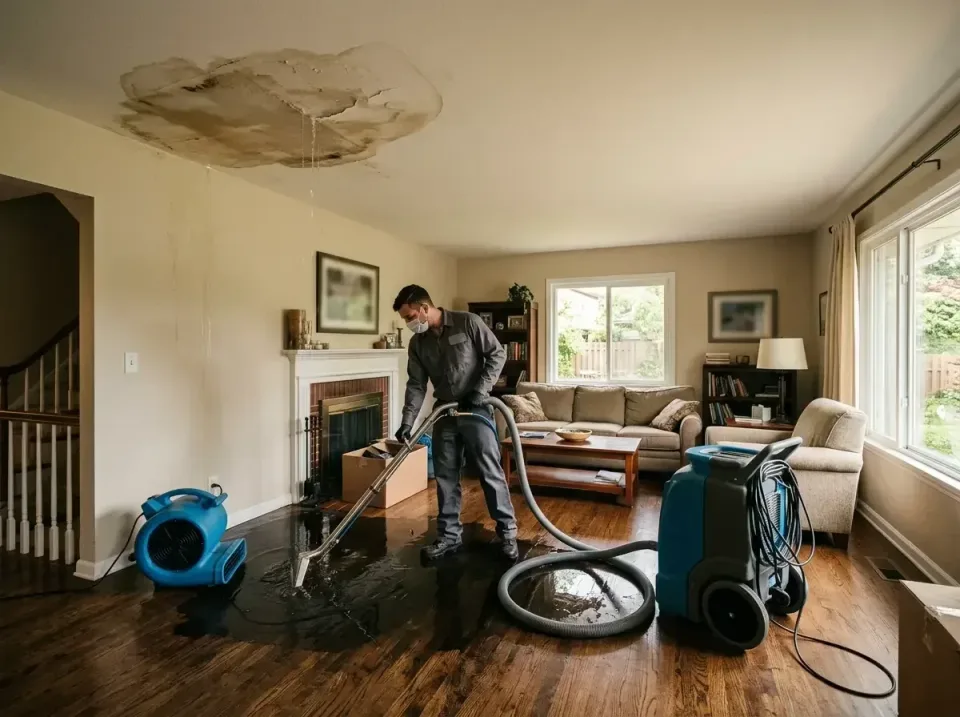 attic-pipe-burst-ceiling-drip-008 — frequently asked questions, Water Damage Restoration & Carpet Care in Wayne, PA